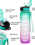 Water bottle 750ml with Motivational Time Marker