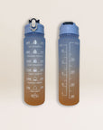 Water bottle 750ml with Motivational Time Marker